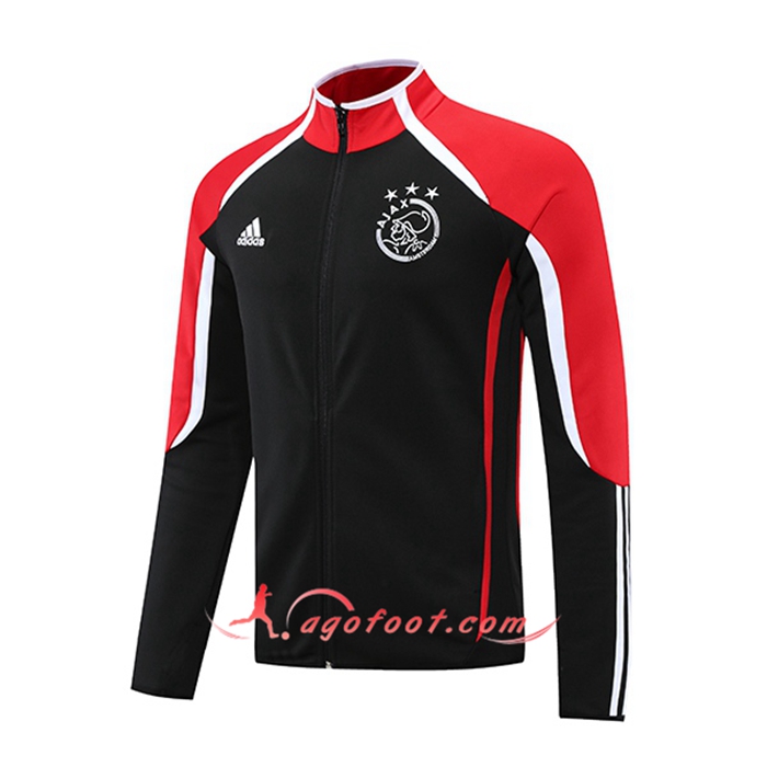 Veste Foot AFC Ajax Rouge/Noir 2021/2022
