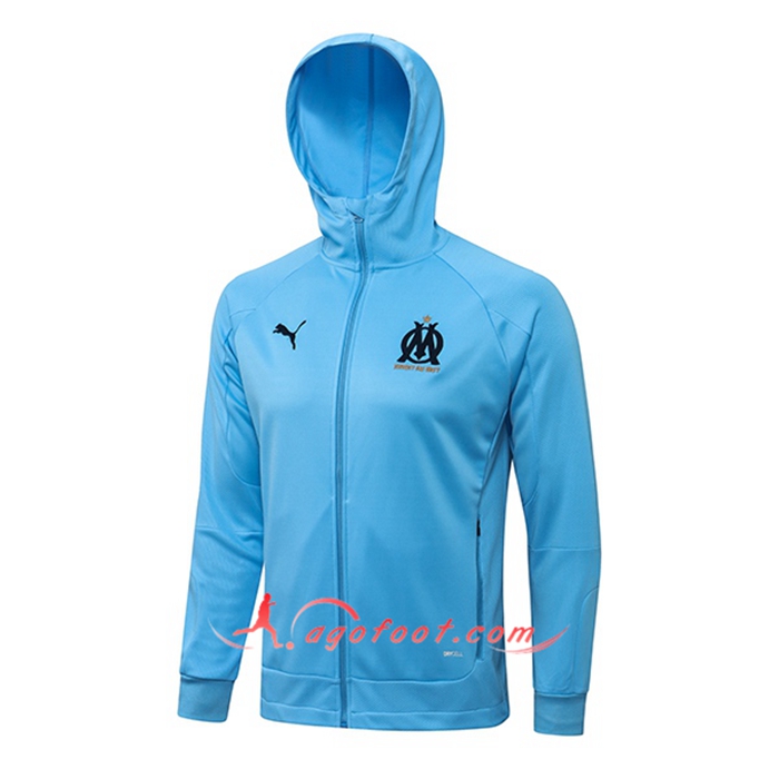 Veste A Capuche Marseille OM Bleu 2021/2022