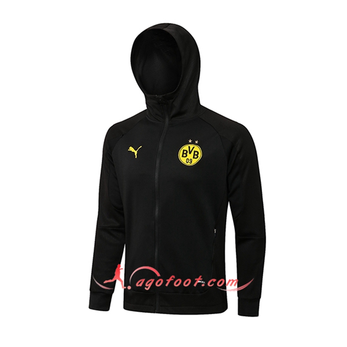 Veste A Capuche Dortmund BVB Noir 2021/2022