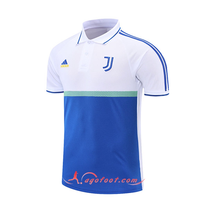 Polo Foot Juventus Blanc/Bleu 2021/2022