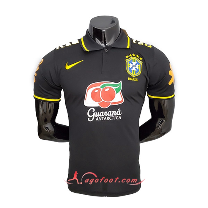 Polo Foot Bresil Noir 2021/2022