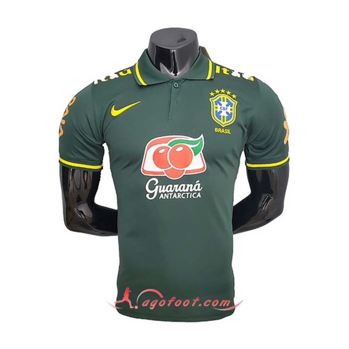 Polo Foot Bresil Vert 2021/2022