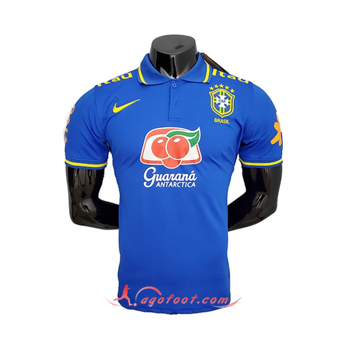 Polo Foot Bresil Bleu 2021/2022