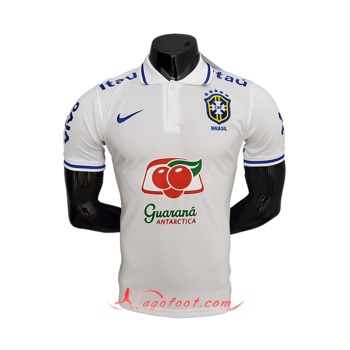 Polo Foot Bresil Blanc 2021/2022