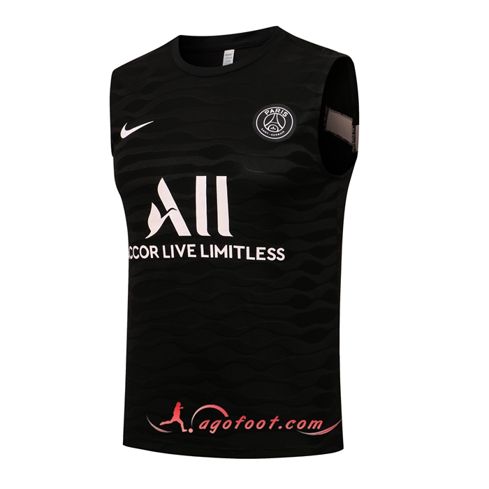 Training T-Shirts Debardeur Jordan PSG Noir 2021/2022