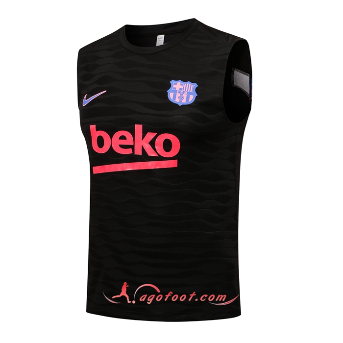 Training T-Shirts Debardeur FC Barcelone Noir 2021/2022