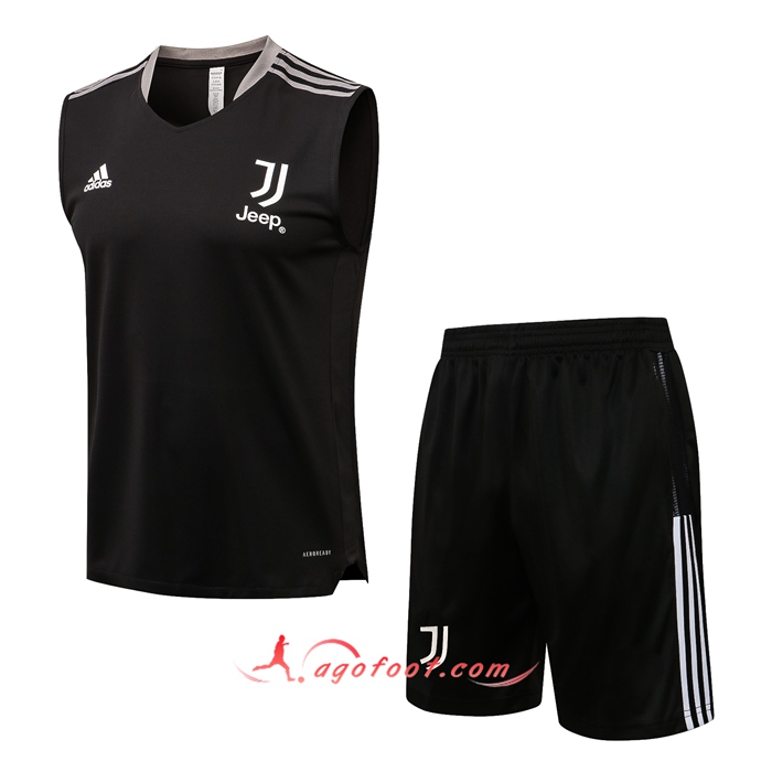 Ensemble Training Debardeur Juventus + Short Noir 2021/2022