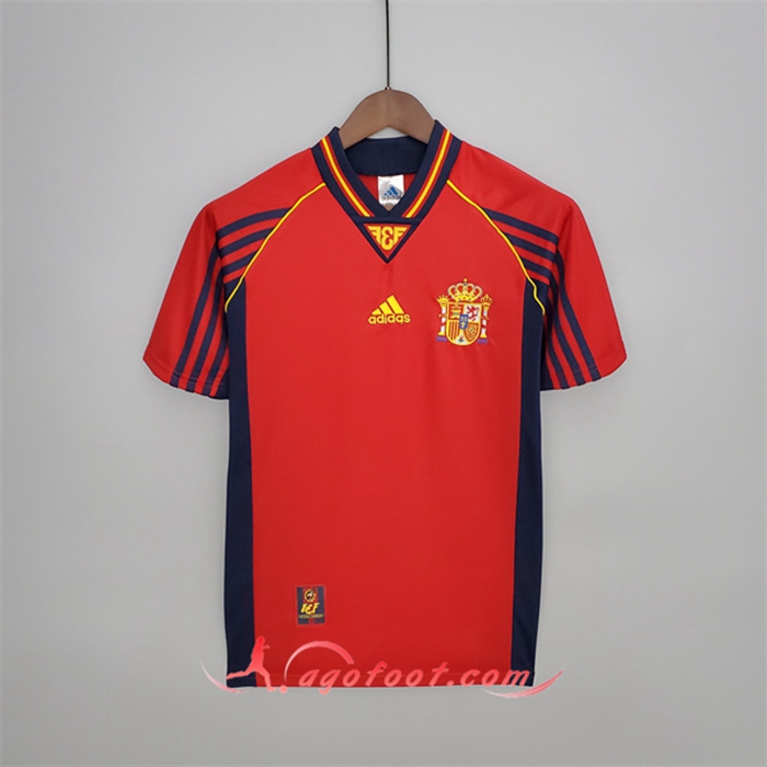 Maillot de Foot Espagne Retro Domicile 1998