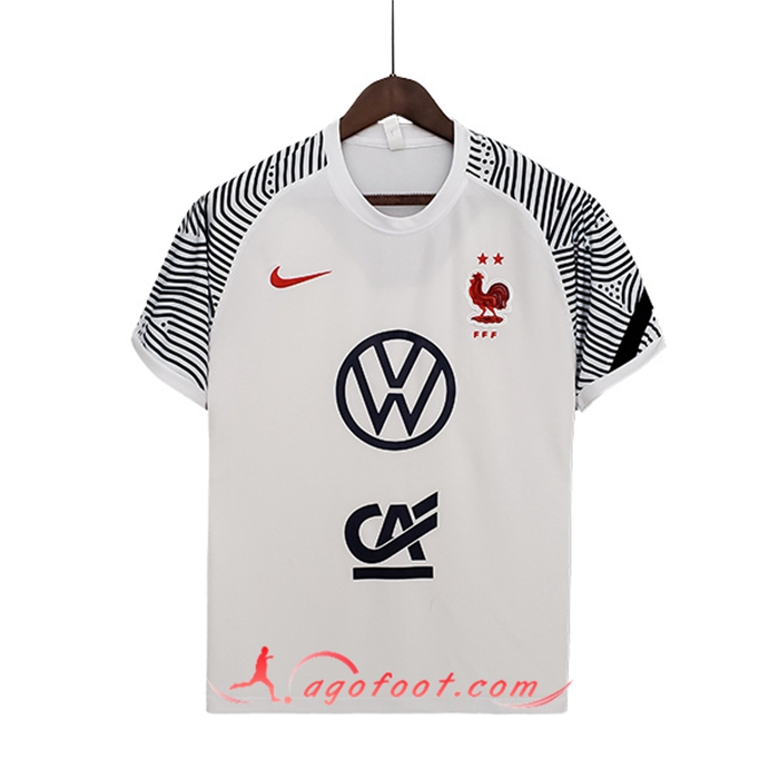 Training T-Shirts France Blanc 2022/2023