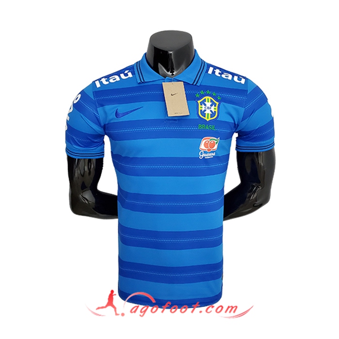 Polo Foot Brésil Bleu 2022/2023