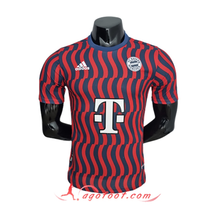 Training T-Shirts Bayern Munich Rouge/Bleu 2022/2023