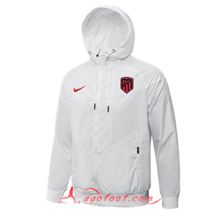 Coupe-Vent Atletico Madrid Blanc 2022/2023