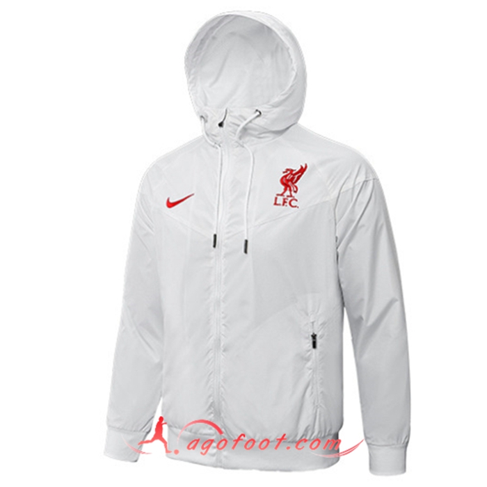 Coupe-Vent FC Liverpool Blanc 2022/2023