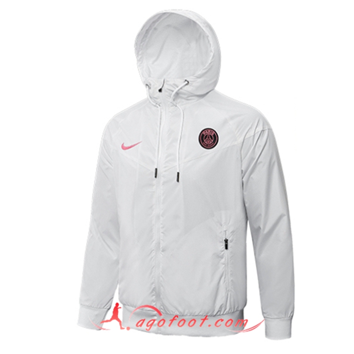 Coupe-Vent PSG Blanc 2022/2023