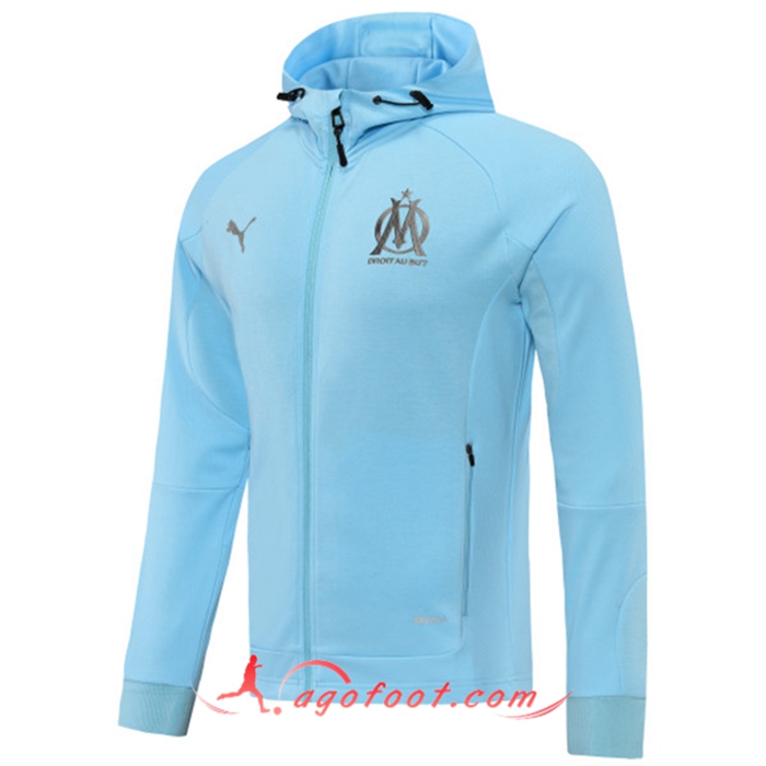 Veste A Capuche Marseille OM Bleu 2022/2023
