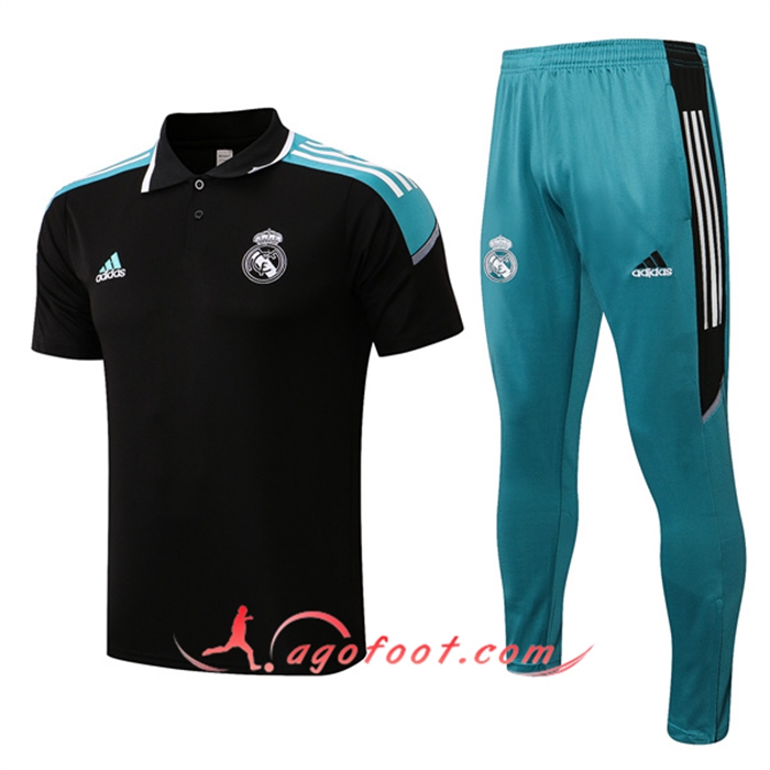 Ensemble Polo Real Madrid + Pantalon Noir 2022/2023