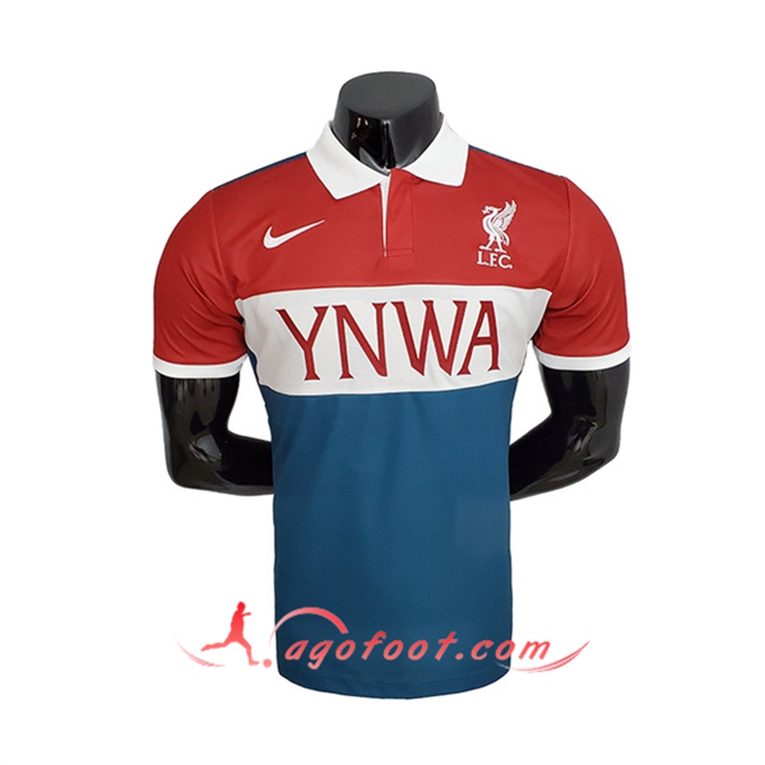 Polo Foot FC Liverpool Rouge/Blanc/Bleu 2022/2023