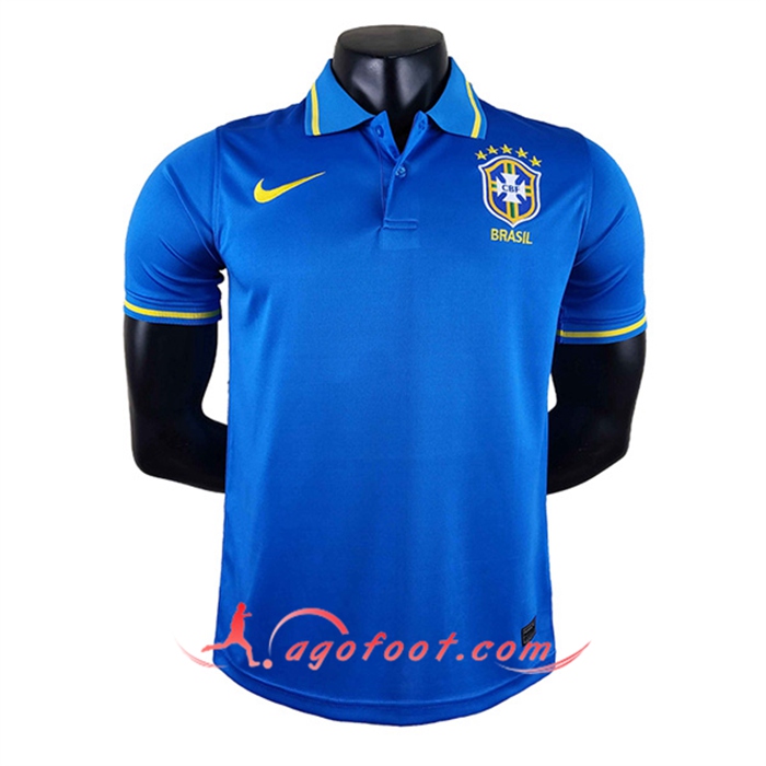 Polo Foot Bresil Bleu 2022/2023