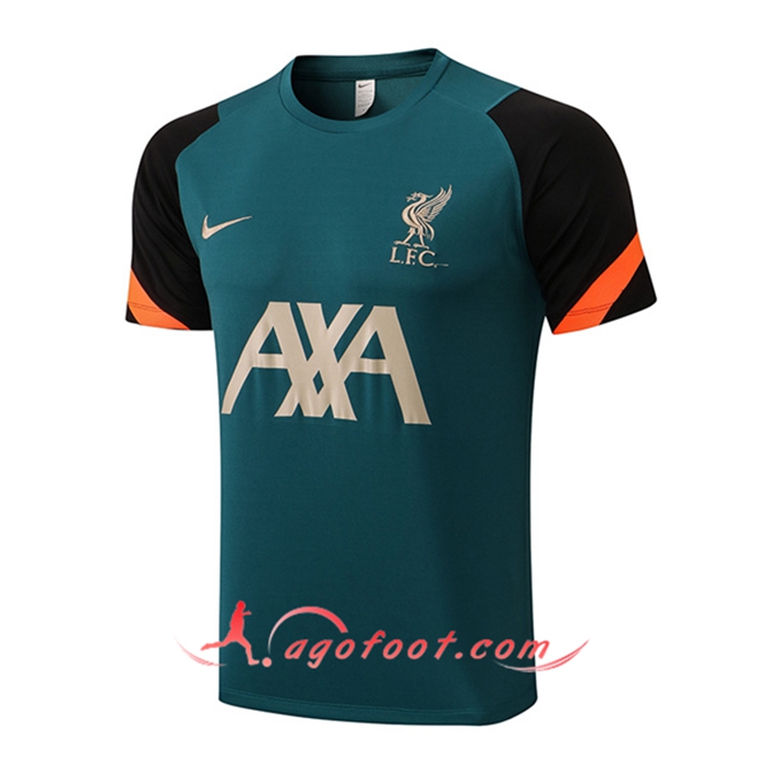 Training T-Shirts FC Liverpool Vert/Noir 2022/2023