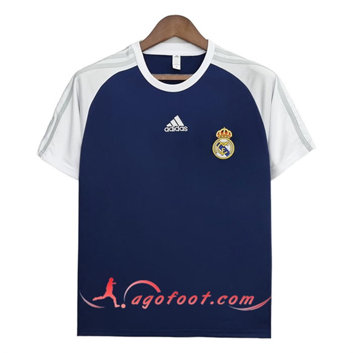 Training T-Shirts Real Madrid Blanc/Bleu 2022/2023