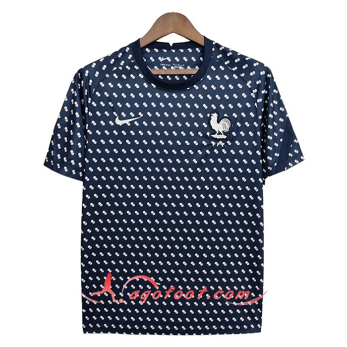 Training T-Shirts France Noir/Blanc 2022/2023