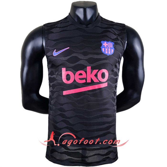 Training Sans Manches FC Barcelone Noir 2022/2023