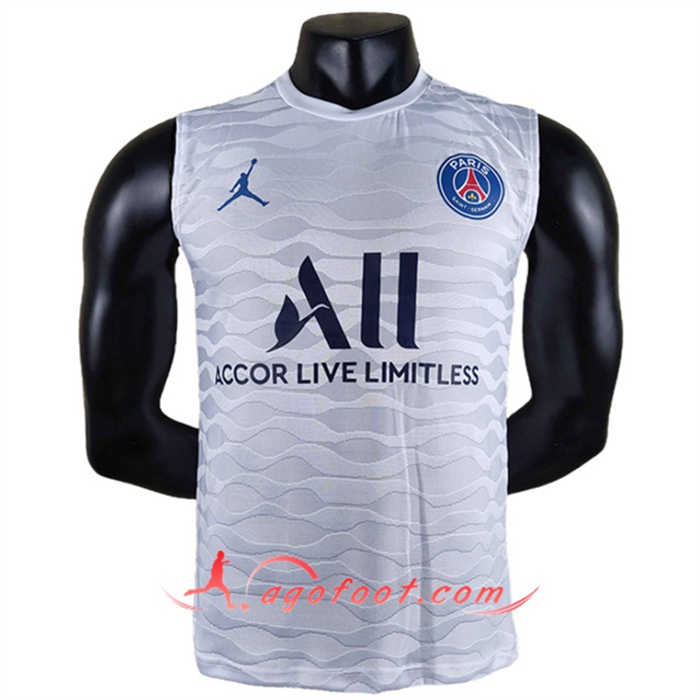 Training Sans Manches Jordan PSG Blanc 2022/2023