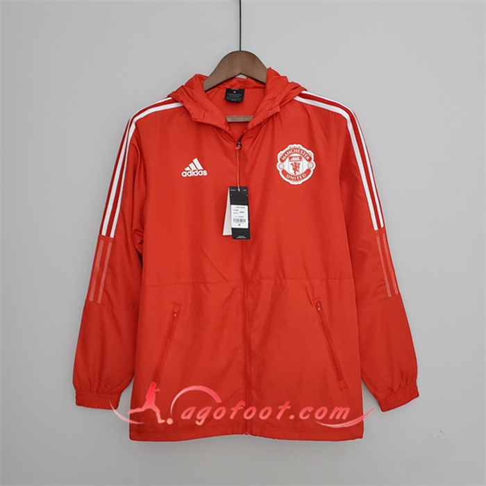 Coupe-Vent Manchester United Rouge 2022/2023