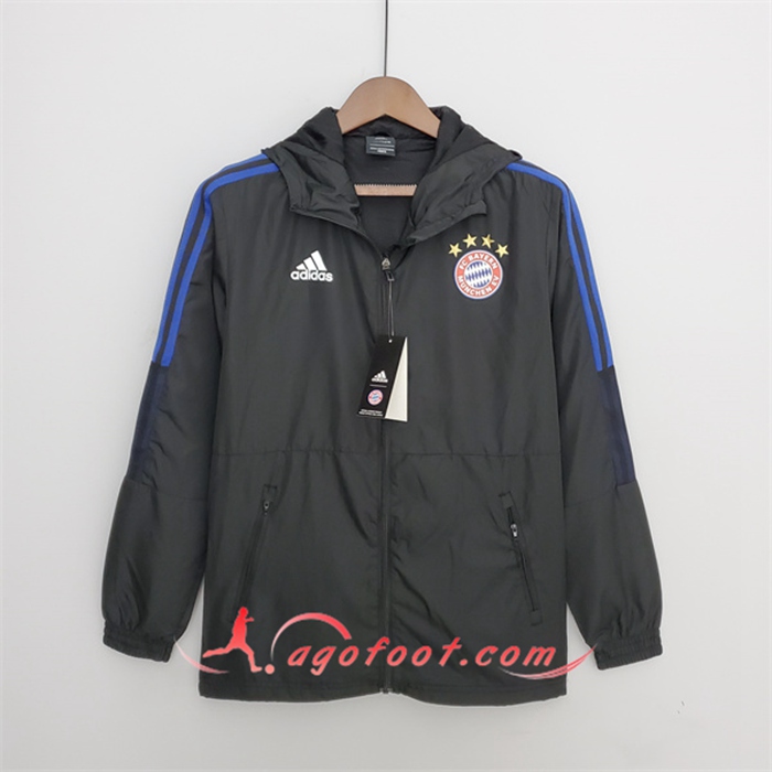 Coupe-Vent Bayern Munich Noir 2022/2023