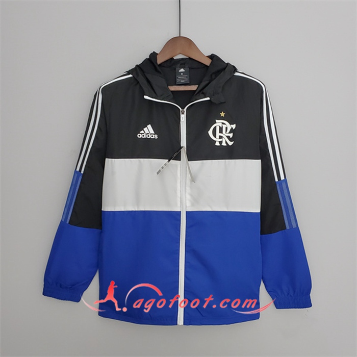 Coupe-Vent Flamengo Blanc/Blue/Noir 2022/2023