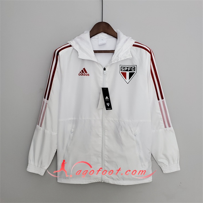 Coupe-Vent Sao Paulo FC Blanc 2022/2023