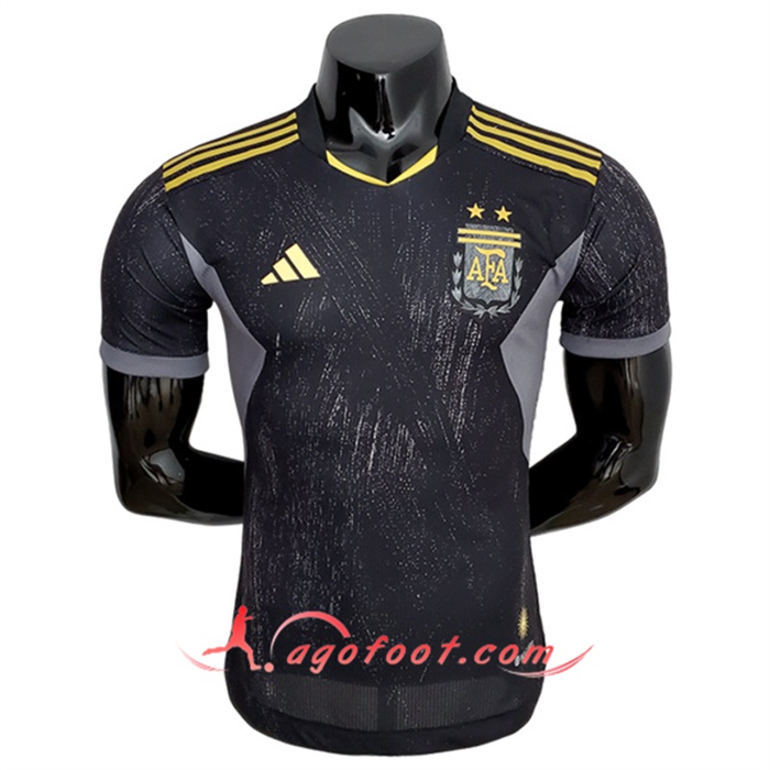 Maillot Equipe Foot Argentine Player Version Noir 2022/2023