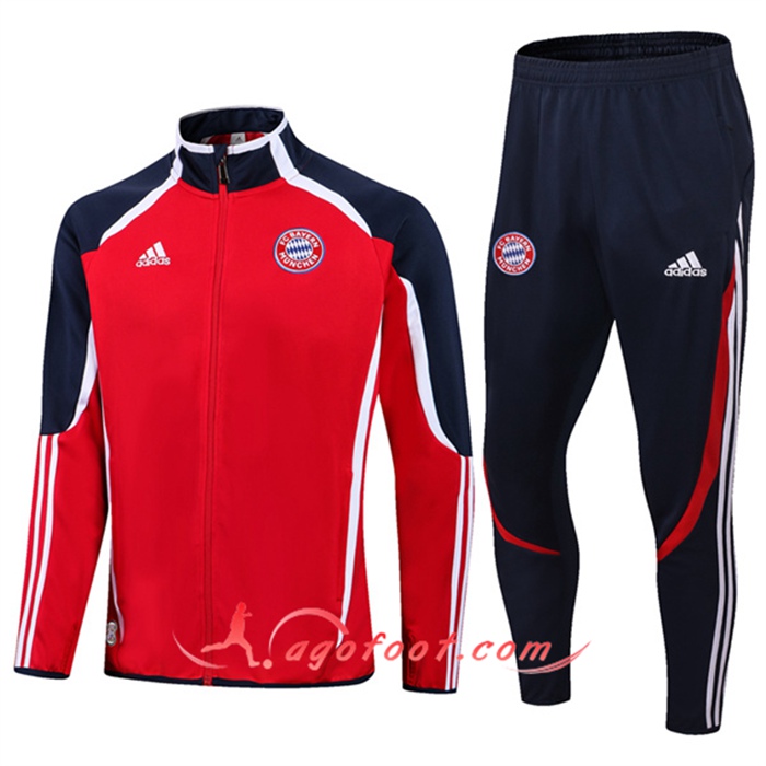 Ensemble Survetement de Foot - Chaqueta Bayern Munich Rouge 2022/2023