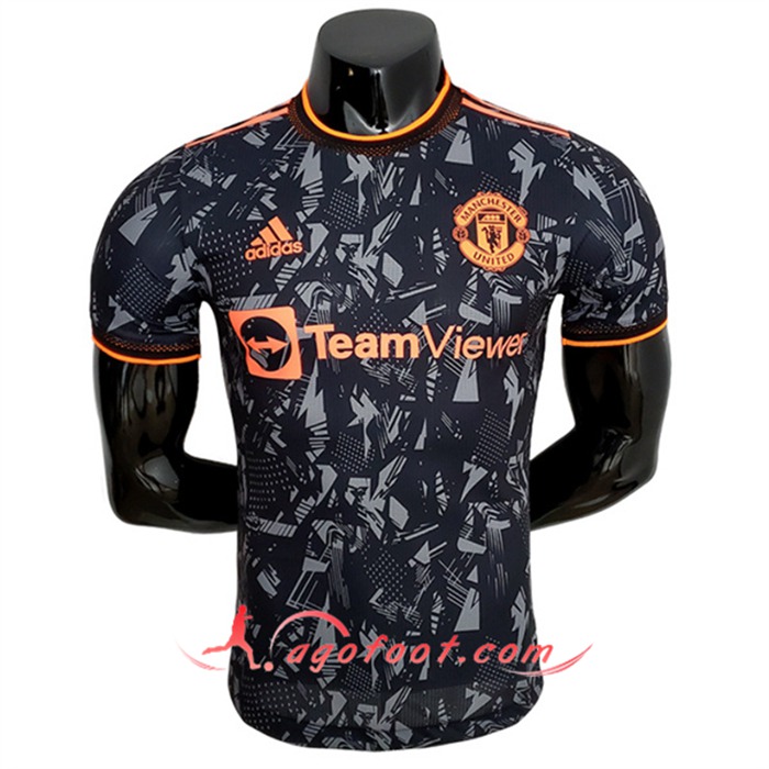 Maillot de Foot Manchester United Camouflage Noir 2022/2023