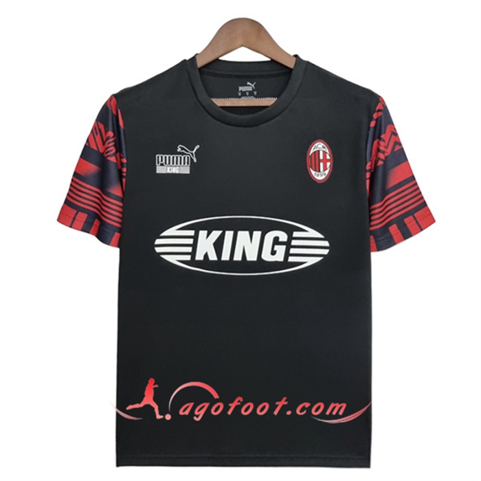 Maillot de Foot Milan AC Football Heritage Noir 2022/2023