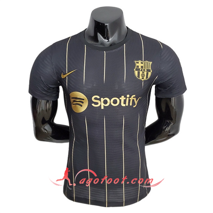Maillot de Foot FC Barcelone Player Version Noir 2022/2023