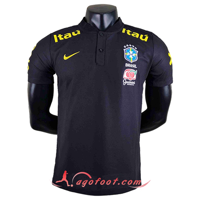 Polo Foot Bresil Noir 2022/2023