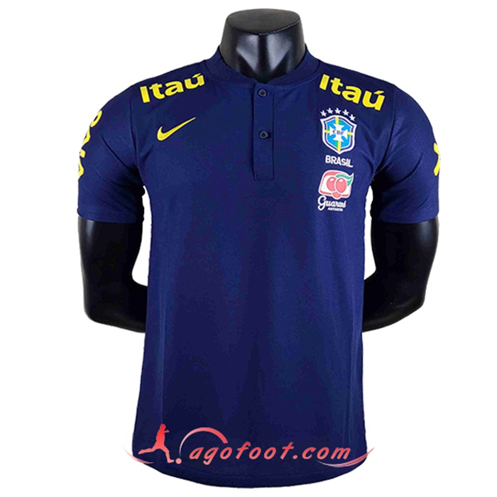 Polo Foot Bresil Bleu Marine 2022/2023