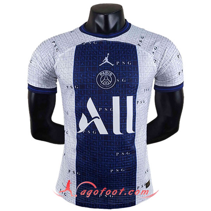 Training T-Shirts Jordan PSG Player Edtion Blanc/Bleu 2022/2023