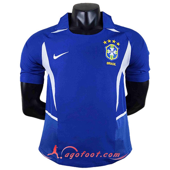 Maillot de Foot Bresil Retro Exterieur Coupe du monde 2002
