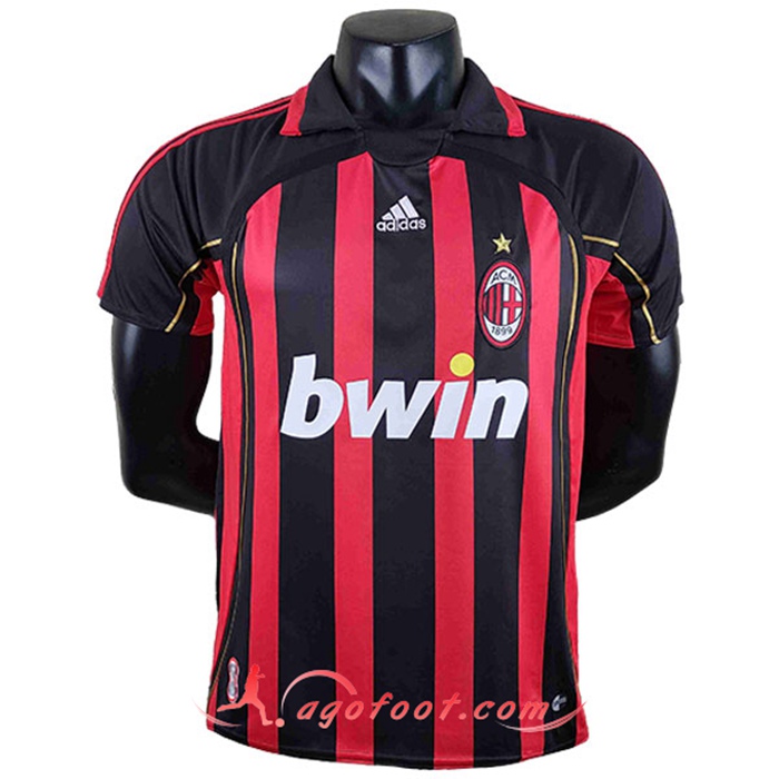 Maillot de Foot Milan AC Retro Domicile 2006