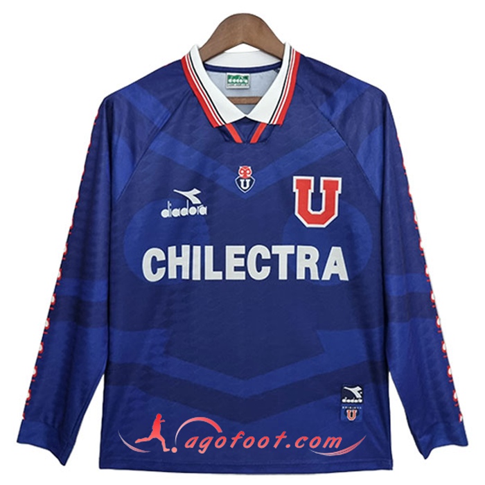 Maillot de Foot Universidad De Chile Retro Domicile Manches Longues 1996