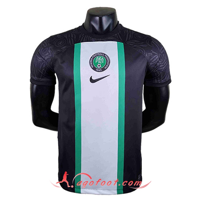 Maillot Equipe Foot Nigeria Noir/Blanc 2022/2023