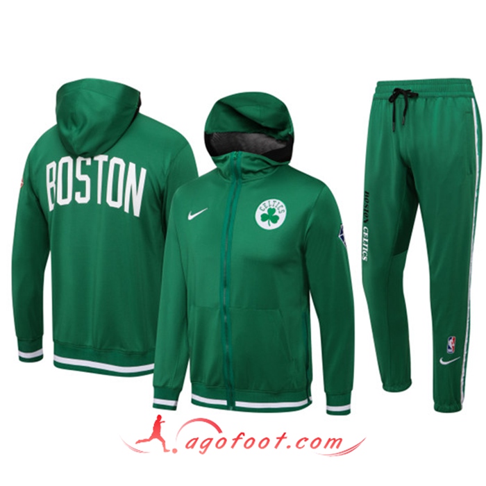 Ensemble Survetement de Foot Boston Celtics Vert 2022