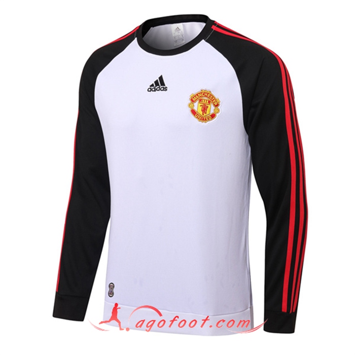 Sweatshirt Training Manchester United Blanc 2022/2023
