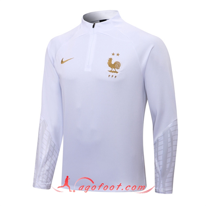 Sweatshirt Training France Blanc 2022/2023