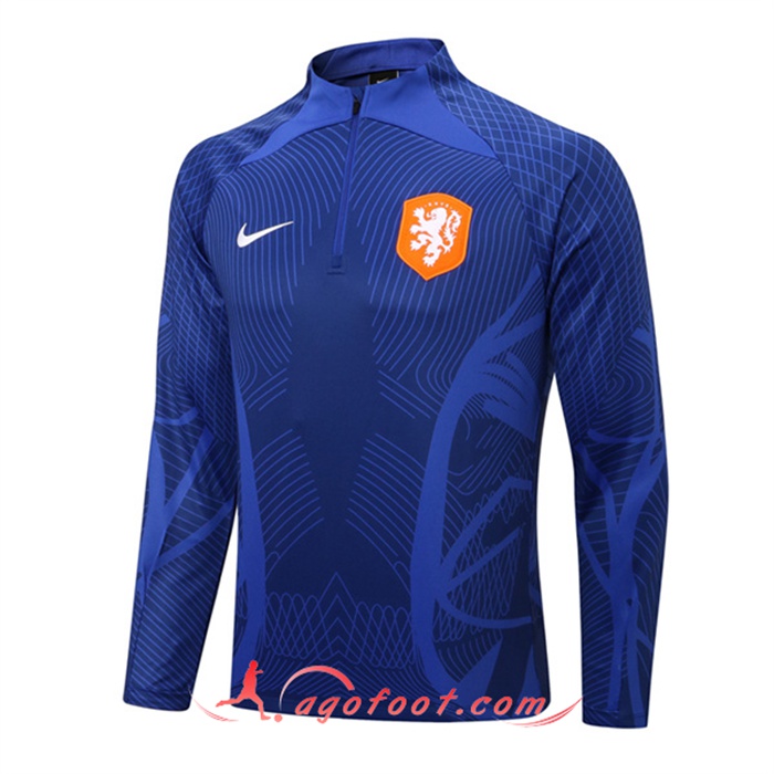Sweatshirt Training Pays-Bas Bleu 2022/2023