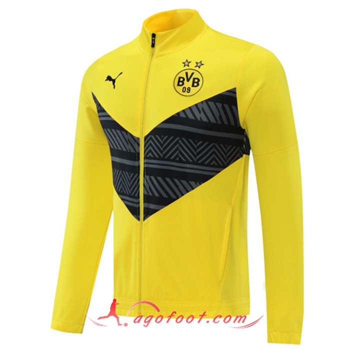 Veste Foot Dortmund BVB Jaune 2022/2023