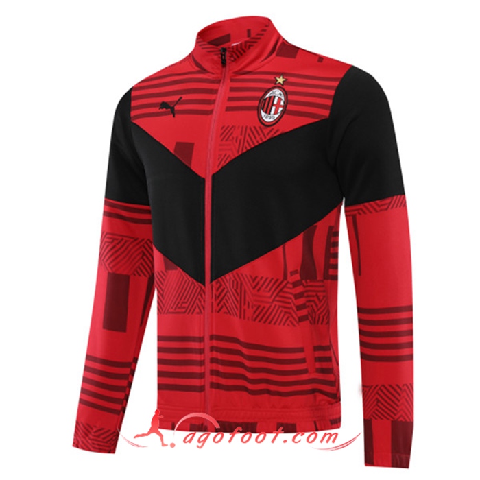 Veste Foot Milan AC Rouge 2022/2023