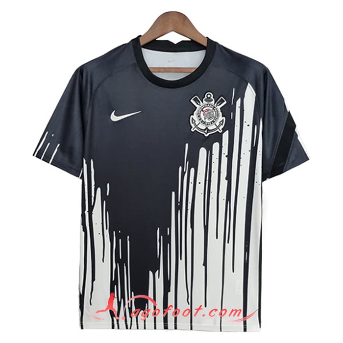 Maillot de Foot Corinthians Noir/Blanc 2022/2023
